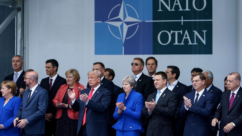Donald Trump auf Nato-Gipfel
