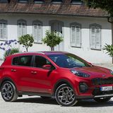 Der Kia Sportage ist 1,64 Meter hoch