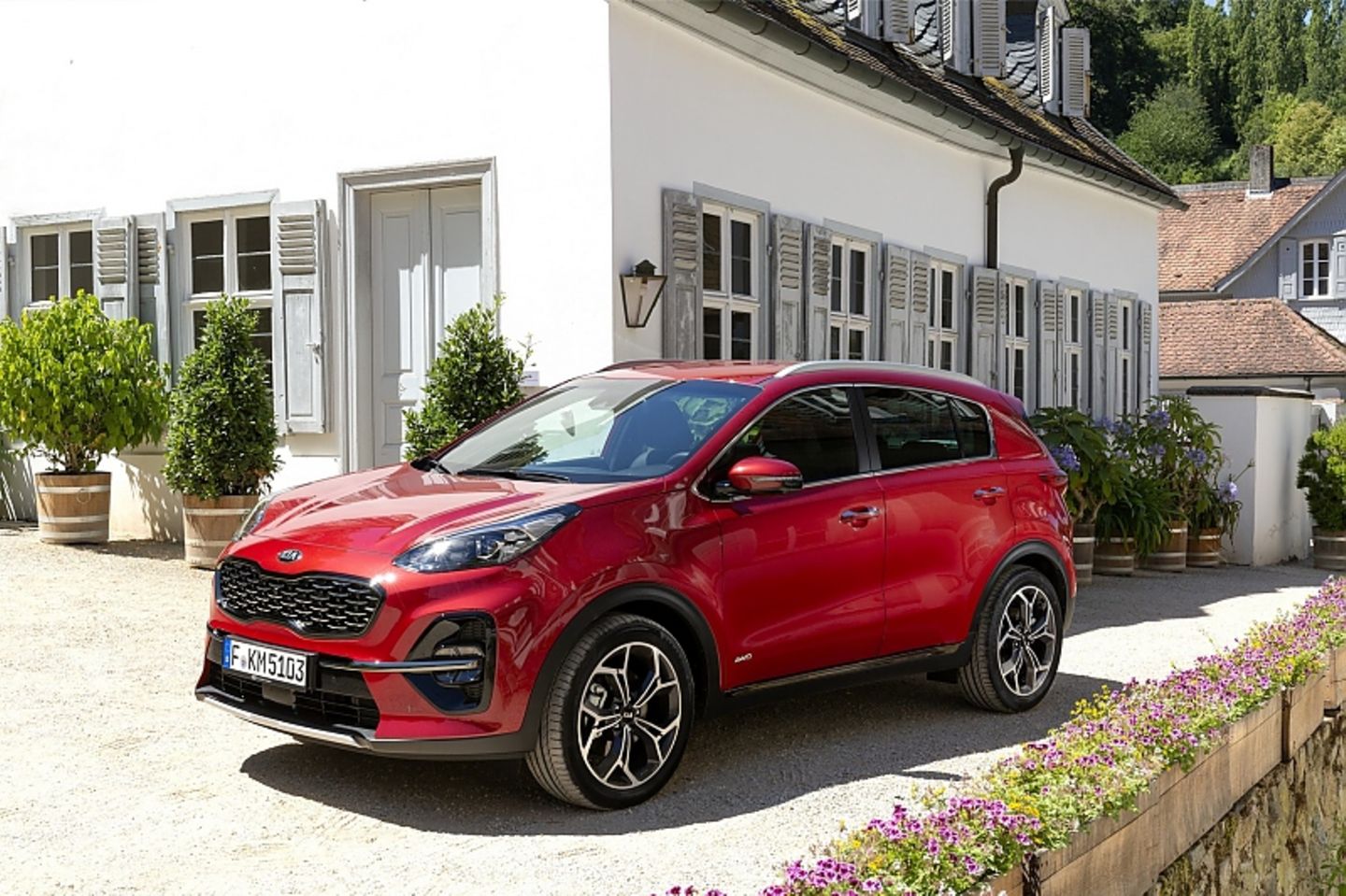 Der Kia Sportage 2.0 CRDI AWD mit EcoDynamics+ wiegt 1.672 Kilogramm