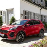 Der Kia Sportage 2.0 CRDI AWD mit EcoDynamics+ wiegt 1.672 Kilogramm