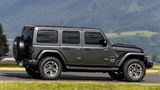 Der viertürige Jeep Wrangler ist 4,88 Meter lang