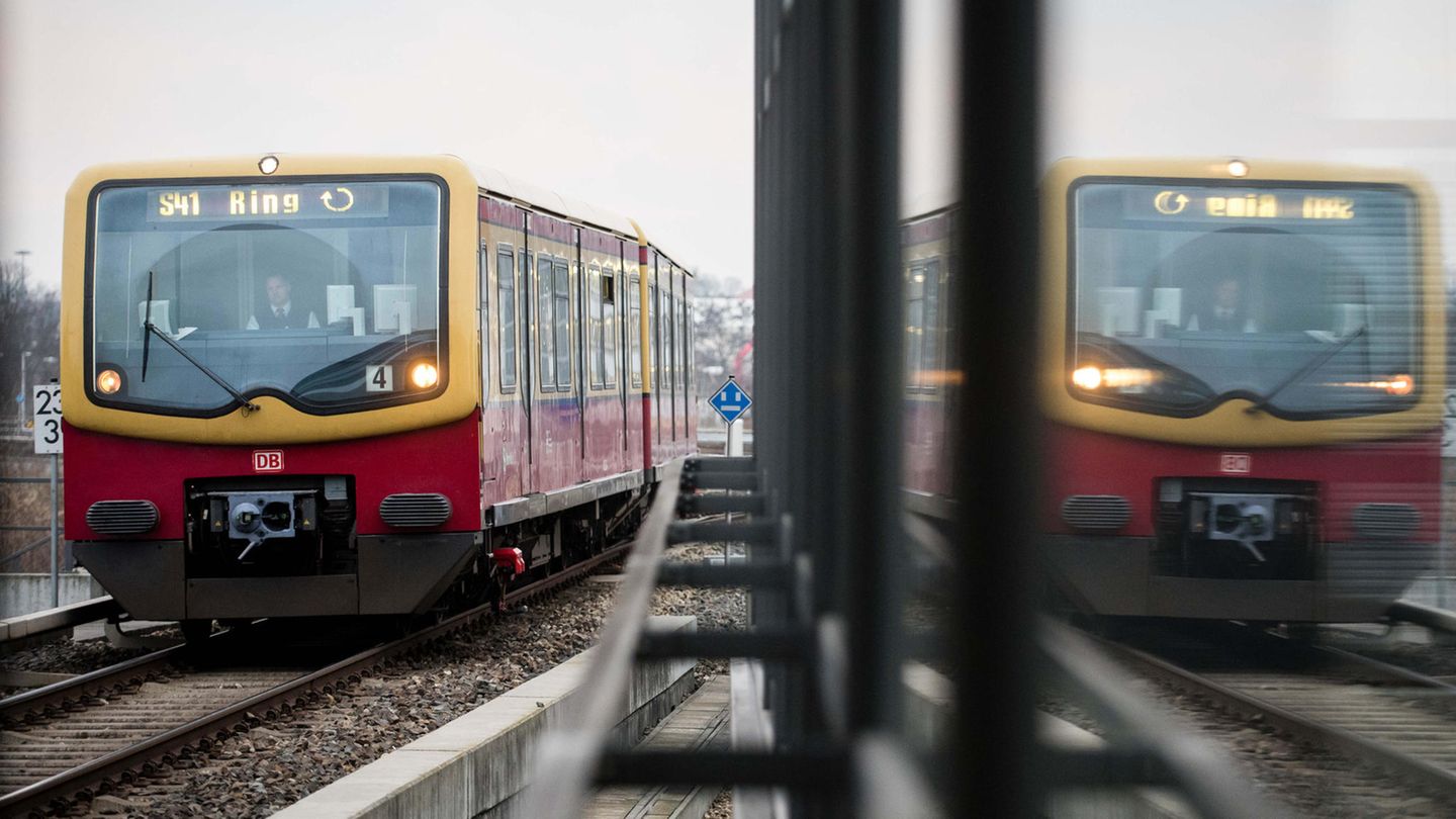 Eine Ringbahn in Berlin