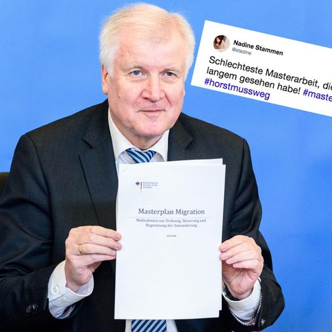 Horst Seehofer und sein Masterplan Migration