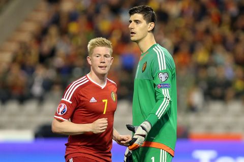 Kevin De Bruyne und Thibaut Courtois