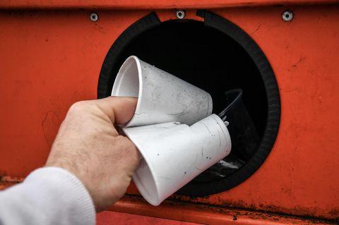 Recycling von Plastik-Müll