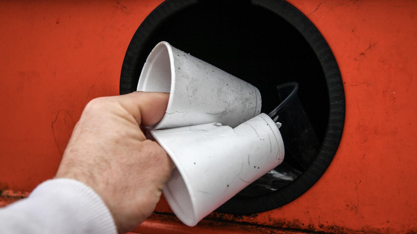 Recycling von Plastik-Müll