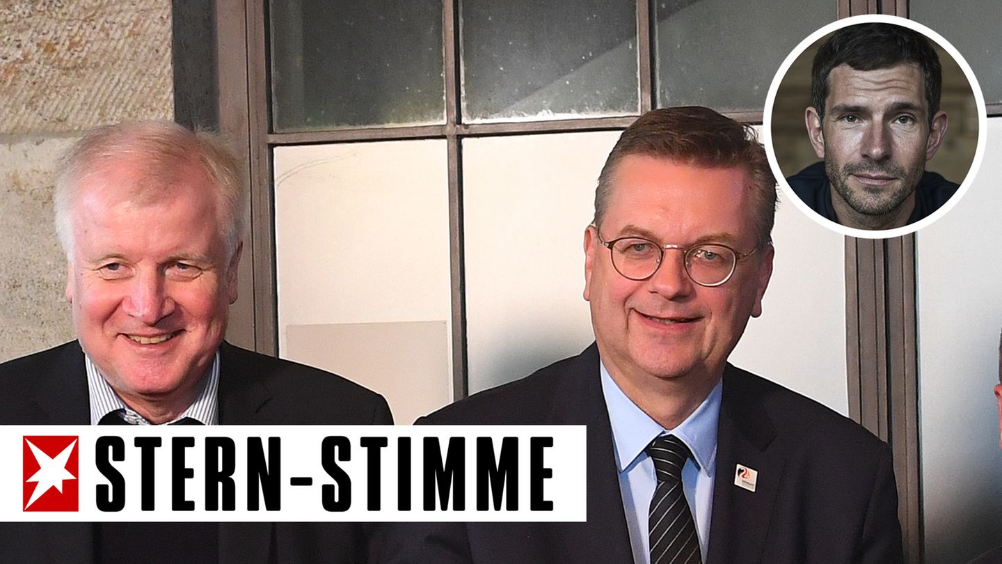 Horst Seehofer (l.) und Reinhard Grindel