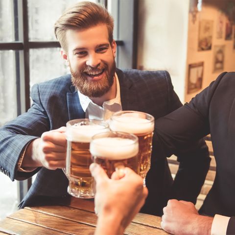 Bier mit Kollegen
