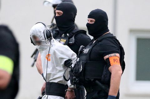 Ali B. während seiner Festnahme