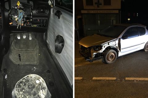 Mit diesem Auto war tatsächlich jemand in Ostengland unterwegs