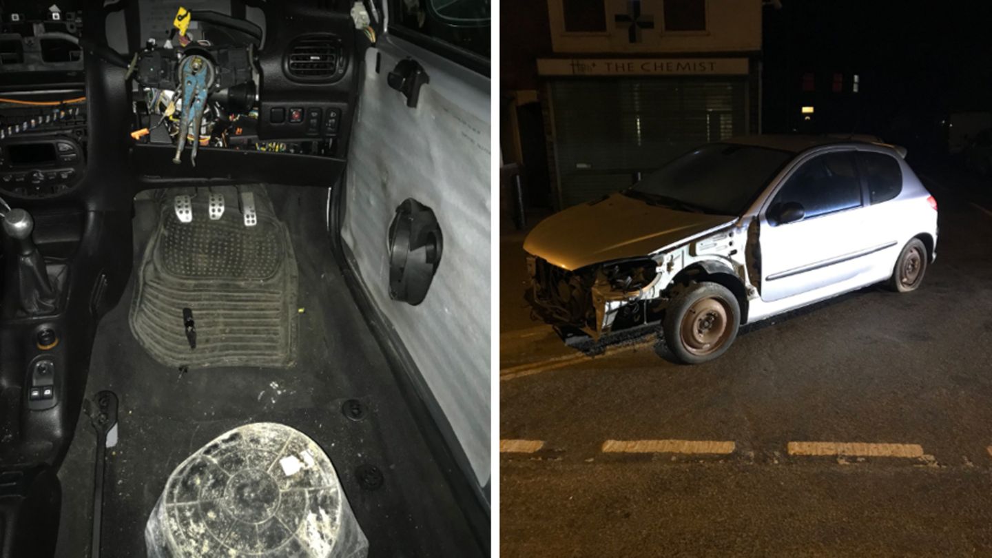 Mit diesem Auto war tatsächlich jemand in Ostengland unterwegs