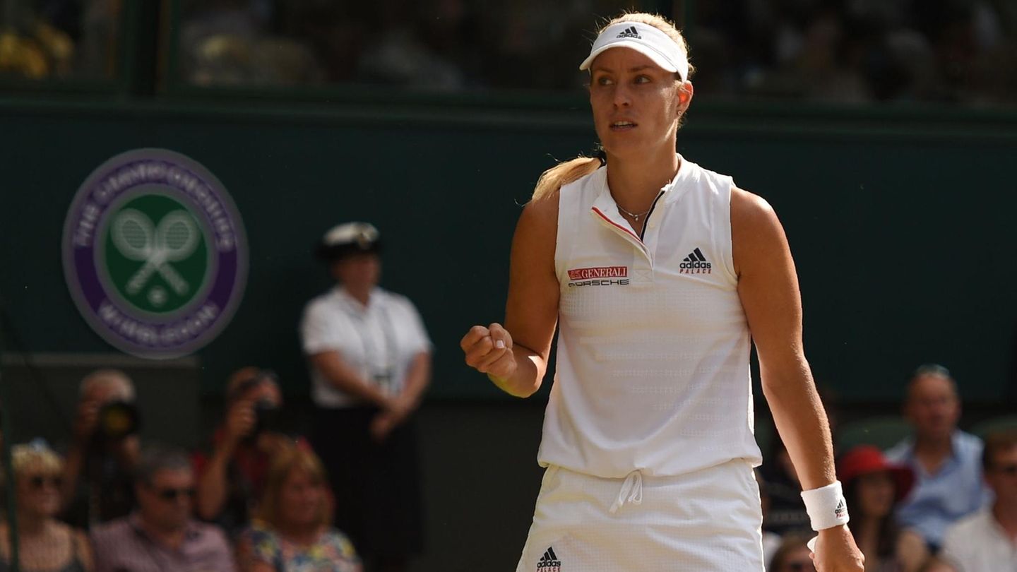 Angelique Kerber beim Tennisturnier in Wimbledon