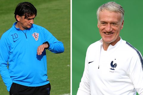 Zlatko Dalic und Didier Deschamps