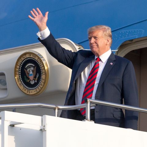 US-Präsident Donald Trump vor der Air Force One