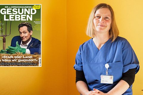 Hebamme Cathleen Gerken hilft werdenden Müttern bei der Geburt