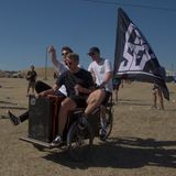 Rasante Fahrt mit dem Boom-Box-Bike   