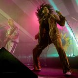 Die dänische Soulröhre Iris Gold bei ihrem kraftvollen Auftritt auf der Countdown-Bühne   