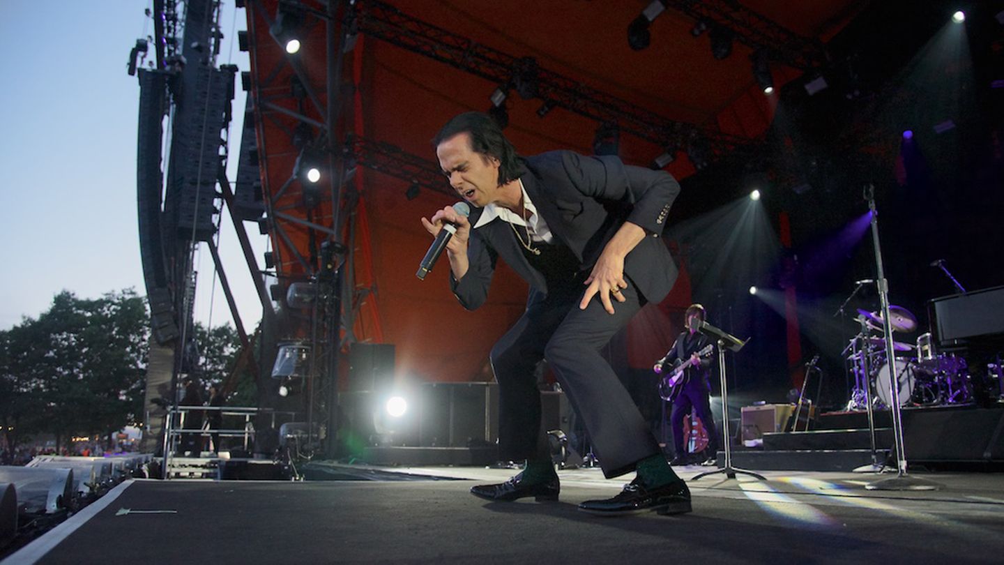 Festival Highlight von vielen Besuchern: der umwerfende und fast schon hypnotisierende Auftritt von "Nick Cave & the Bad Seeds"   