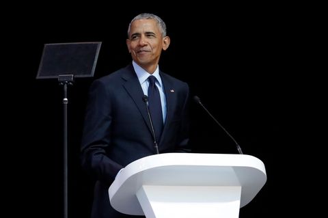 Ex-US-Präsident Barack Obama in Johannesburg