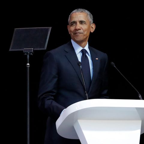 Ex-US-Präsident Barack Obama in Johannesburg