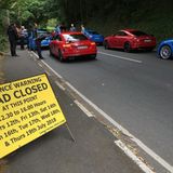 Die Bergstrecke wurde extra für die Audi TTS 2018 abgesperrt