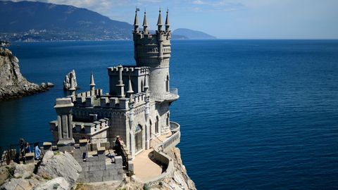 Krim: Das Schloss Schwalbennest gehört zu den berühmtesten Sehenswürdigkeiten der Halbinsel