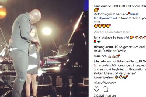 Seal und Tochter Lou