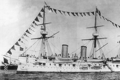 Die Dmitrij Donskoj lief 1883 in Petersburg vom Stapel und sank im russisch-japanischen Krieg