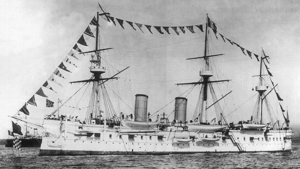 Die Dmitrij Donskoj lief 1883 in Petersburg vom Stapel und sank im russisch-japanischen Krieg