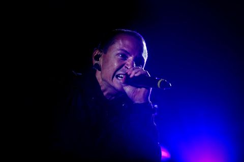 Chester Bennington bei einem Musik-Festival in Lissabon.