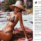 California Dreamin': Emily Ratajkowski lässt es sich am Strand von Kalifornien gut gehen.
