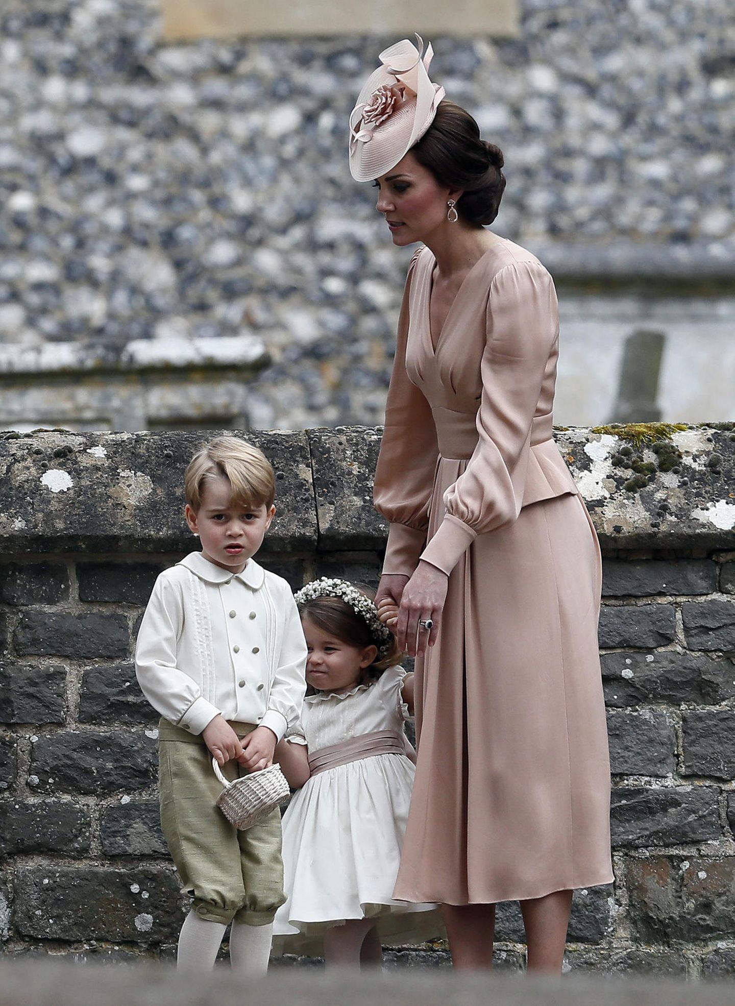 Prinz George, Herzogin Kate, Prinzessin Charlotte