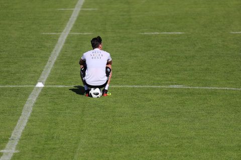 Mesut Özil während des Trainingslagers in Südtirol