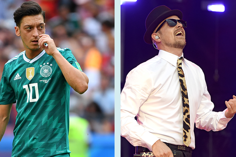 Mesut Özil und Jan Delay