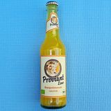 Proviant Limo Orange  Was ist das für eine Limo? Limonade mit frisch gepresstem Orangensaft  Wie viel kostet sie? etwa 99 Cent  Wie schmeckt sie? sehr sauer, aber angenehme Süße, im Abgang etwas muffig, interessanter Geschmack, wenn man es mag, schmeckt nicht so künstlich wie Fanta