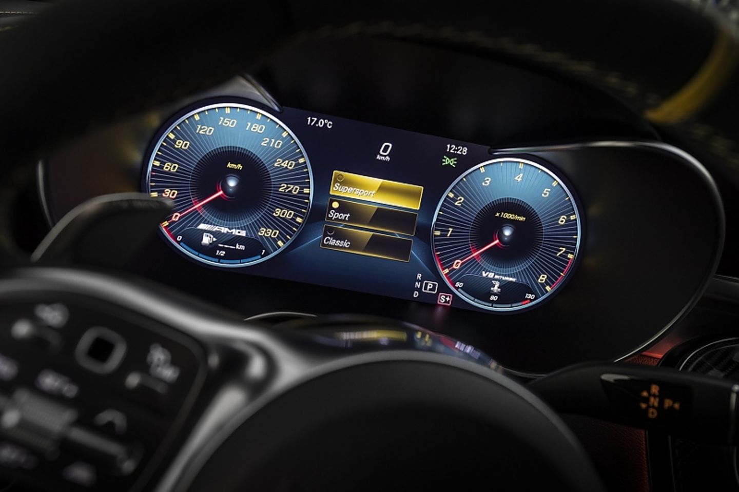 Das Mercedes AMG C 63S Coupé lässt sich vielfältig konfigurieren