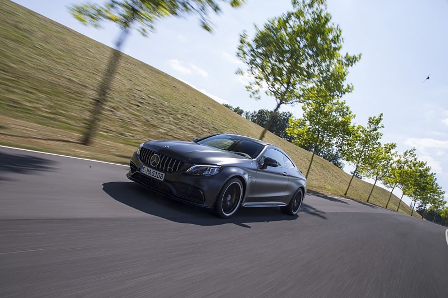 Das Mercedes AMG C 63S Coupé ist sehr agil