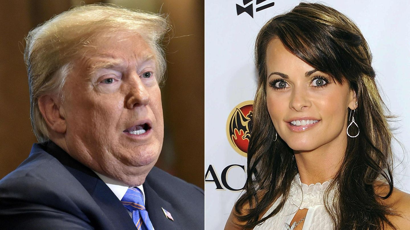 US-Präsident Donald Trump soll - nach Angaben von Karen McDougal - 2006 bis 2007 eine Affäre mit dem Playmate gehabt haben