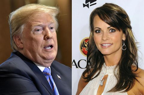 US-Präsident Donald Trump soll - nach Angaben von Karen McDougal - 2006 bis 2007 eine Affäre mit dem Playmate gehabt haben