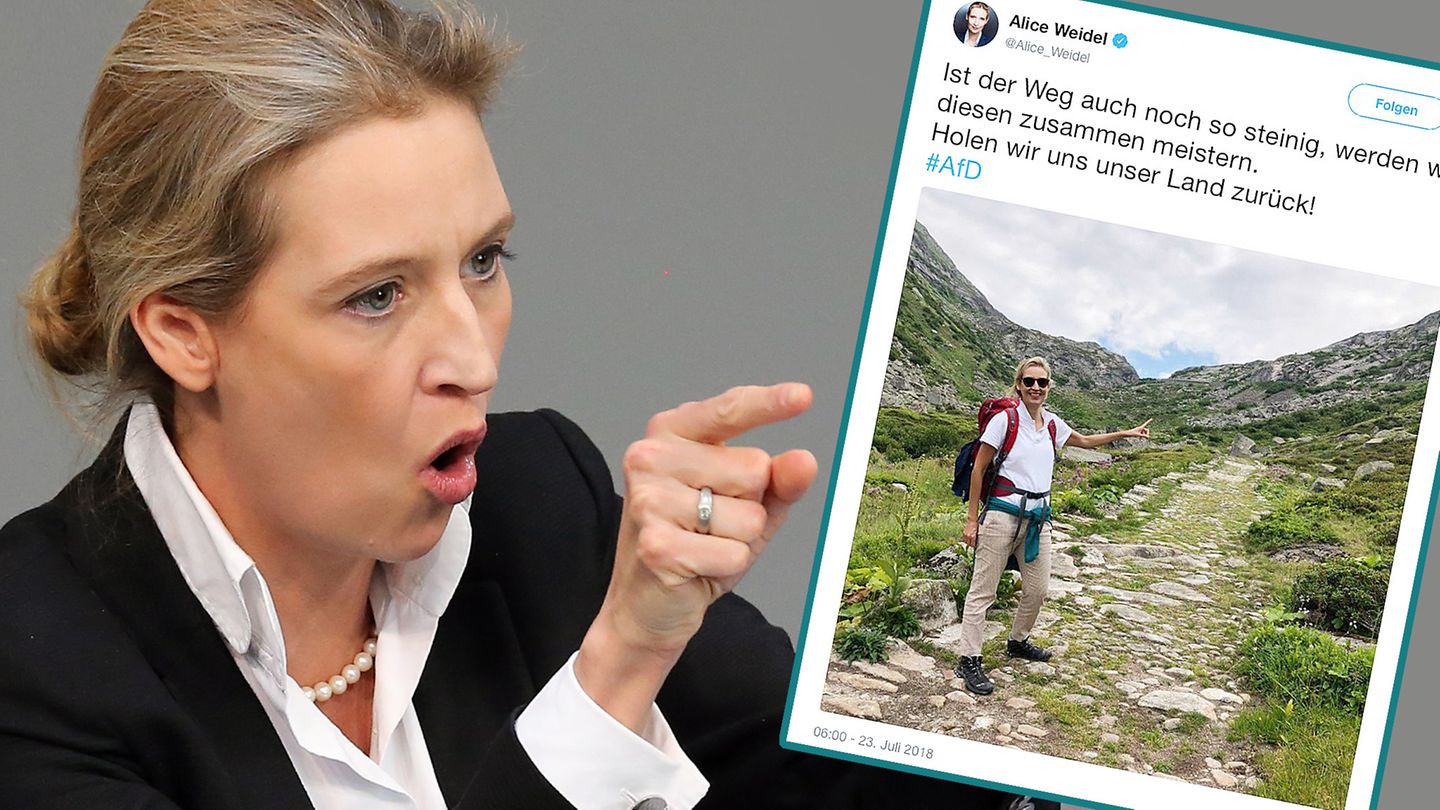 Missglückte Kampfansage im Wanderurlaub: Will Alice Weidel die Schweiz zurückerobern?