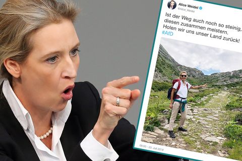 Missglückte Kampfansage im Wanderurlaub: Will Alice Weidel die Schweiz zurückerobern?