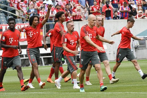 In Philadelphia trainieren die Bayern fleißig für die neue Saison