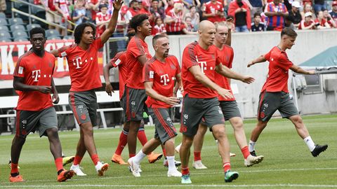 In Philadelphia trainieren die Bayern fleißig für die neue Saison