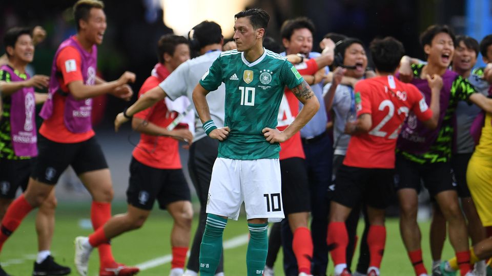 Mesut Özil nach der Niederlage gegen Südkorea