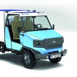 Die Reichweite des aCar beträgt 100 bis 200 Kilometer