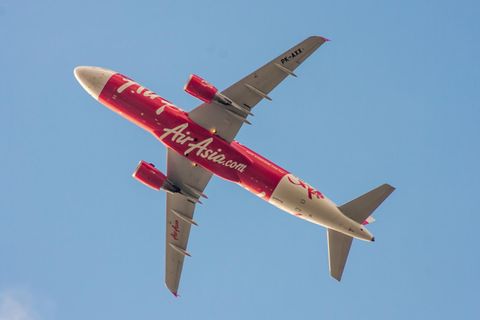 Ein Airbus A320 von Air Asia