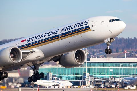Wieder auf dem Siegertreppchen bei der Skytrax-Umfrage 2018: Singapore Airlines.