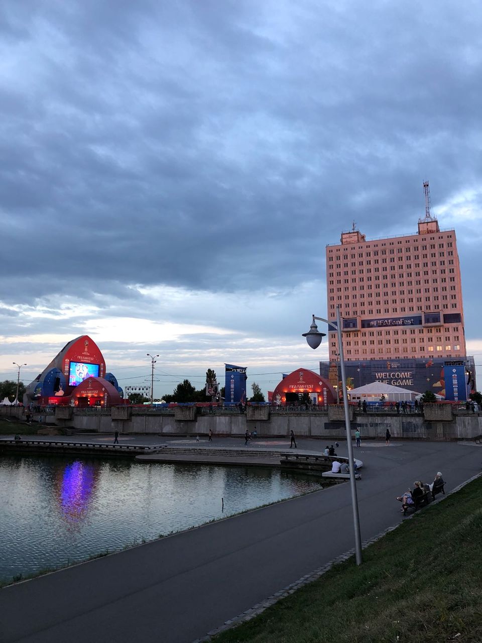 Die Fifa-Fanmeile in Kaliningrad Fifa Fanmeile in Kaliningrad