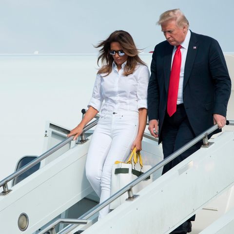 Melania und Donald Trump: Schlechte Laune im Weißen Haus