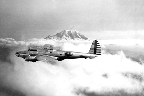 Der Prototyp der späteren B-17 flog bereits 1935